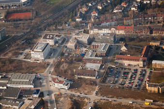 Project EASTSITE of BAU Bauträgergesellschaft mbH in the district Neuostheim in Mannheim in the state Baden-Wuerttemberg, Germany out of the air