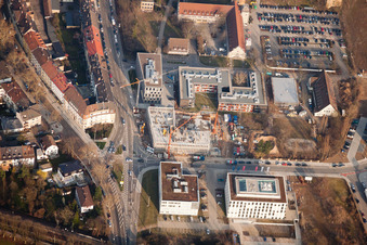 Seckenheimer Landstr in the district Neuostheim in Mannheim in the state Baden-Wuerttemberg, Germany