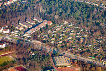 Pfingstberg, forest clearing in the district Rheinau in Mannheim in the state Baden-Wuerttemberg, Germany