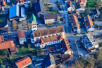 Church of St. Sebastian in Ketsch in the state Baden-Wuerttemberg, Germany