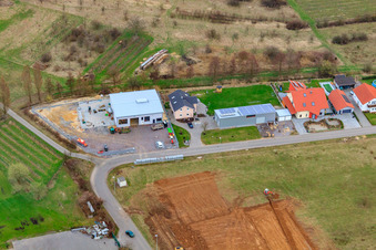 Industrial estate An der Ahlmühle, Bähr Weinbautechnik GmbH in Ilbesheim bei Landau in the state Rhineland-Palatinate, Germany