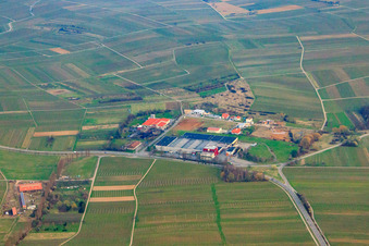 Industrial estate An der Ahlmühle in Ilbesheim bei Landau in the state Rhineland-Palatinate, Germany