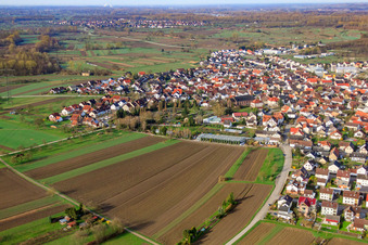 Augartenstr in Au am Rhein in the state Baden-Wuerttemberg, Germany