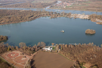 Sea island on the Gold Channel in Steinmauern in the state Baden-Wuerttemberg, Germany