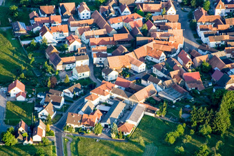 Dorfbrunnenstr in the district Büchelberg in Wörth am Rhein in the state Rhineland-Palatinate, Germany