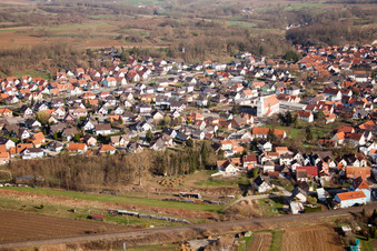 Munchhausen in the state Bas-Rhin, France out of the air