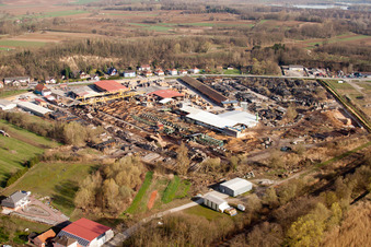 Drone recording of Mothern in the state Bas-Rhin, France