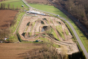 Mothern in the state Bas-Rhin, France from above
