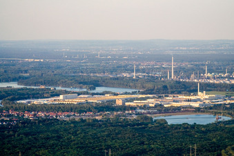 Daimler from the southwest in Wörth am Rhein in the state Rhineland-Palatinate, Germany