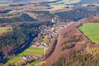 From the southwest in the district Liebenstein in Geratal in the state Thuringia, Germany