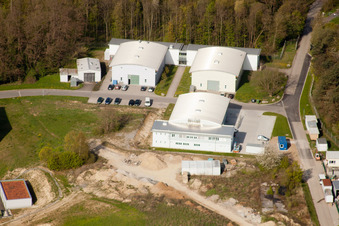 Pfinztal, Fraunhofer Institute for Chemical Technology (ICT) in the district Grötzingen in Karlsruhe in the state Baden-Wuerttemberg, Germany from above