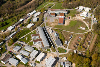 Pfinztal, Fraunhofer Institute for Chemical Technology (ICT) in the district Grötzingen in Karlsruhe in the state Baden-Wuerttemberg, Germany out of the air