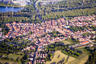 Altwörth in Wörth am Rhein in the state Rhineland-Palatinate, Germany