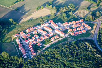 New development area in Wörth am Rhein in the state Rhineland-Palatinate, Germany