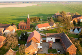 Church building in Niederer Flaeming in the state Brandenburg