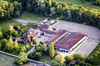 Building of stables in Hagenbach in the state Rhineland-Palatinate