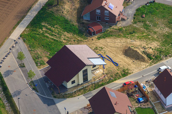 Oblique view of On the high trail in Kandel in the state Rhineland-Palatinate, Germany