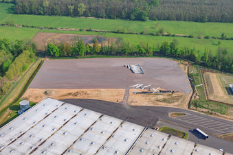 New STS Group logistics center in the Horst industrial park in the district Minderslachen in Kandel in the state Rhineland-Palatinate, Germany