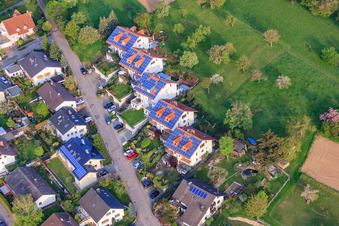 Wingertgasse in the district Grünwettersbach in Karlsruhe in the state Baden-Wuerttemberg, Germany