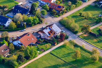 Traminerstr in the district Stupferich in Karlsruhe in the state Baden-Wuerttemberg, Germany