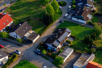 Rieslingstr in the district Stupferich in Karlsruhe in the state Baden-Wuerttemberg, Germany