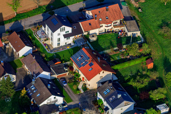 Upper Gass in the district Stupferich in Karlsruhe in the state Baden-Wuerttemberg, Germany