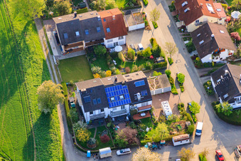 Am Schleifweg in the district Stupferich in Karlsruhe in the state Baden-Wuerttemberg, Germany