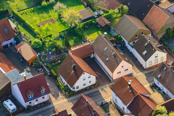 Thomashofstr in the district Stupferich in Karlsruhe in the state Baden-Wuerttemberg, Germany