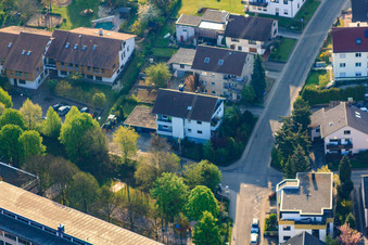 Gänsbergstr in the district Stupferich in Karlsruhe in the state Baden-Wuerttemberg, Germany