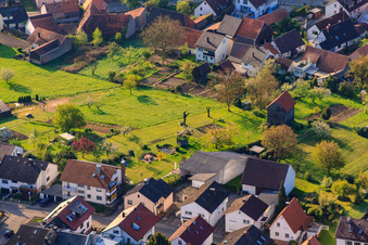 Enzianstr in the district Stupferich in Karlsruhe in the state Baden-Wuerttemberg, Germany