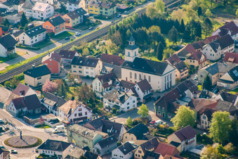 St. Thomas Church in the district Kleinsteinbach in Pfinztal in the state Baden-Wuerttemberg, Germany
