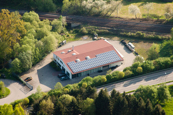 Hammerwerkstr in the district Kleinsteinbach in Pfinztal in the state Baden-Wuerttemberg, Germany