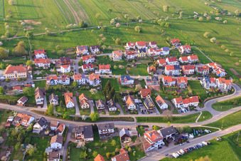 Kreuzäcker new development area in the district Völkersbach in Malsch in the state Baden-Wuerttemberg, Germany