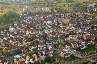 Friedrichstr in Durmersheim in the state Baden-Wuerttemberg, Germany
