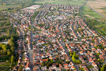 Speyerer Straße in Durmersheim in the state Baden-Wuerttemberg, Germany