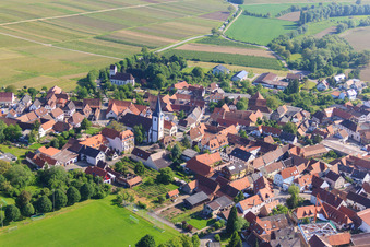 Protestant Church Mörzheim in the district Mörzheim in Landau in der Pfalz in the state Rhineland-Palatinate, Germany