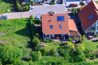 Drone image of In the sentence in the district Mörzheim in Landau in der Pfalz in the state Rhineland-Palatinate, Germany