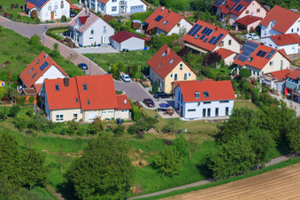 Oblique view of In the sentence in the district Mörzheim in Landau in der Pfalz in the state Rhineland-Palatinate, Germany
