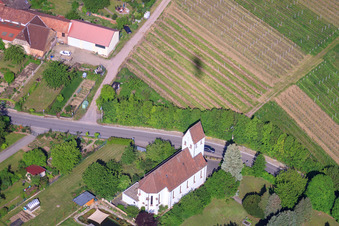 Church of St. Giles in the district Mörzheim in Landau in der Pfalz in the state Rhineland-Palatinate, Germany