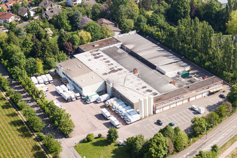 Building and production halls on the premises of Hofmeister Brot GmbH in Landau in der Pfalz in the state Rhineland-Palatinate, Germany