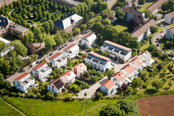 Aerial photograpy of Wollmesheimer Höhe in Landau in der Pfalz in the state Rhineland-Palatinate, Germany