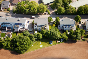 Wollmesheimer Höhe in Landau in der Pfalz in the state Rhineland-Palatinate, Germany out of the air