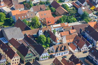 Queichheimer Hauptstraße x Gänsegasse in the district Queichheim in Landau in der Pfalz in the state Rhineland-Palatinate, Germany