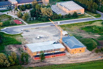New multi-purpose hall Bienwaldhalle in Kandel in the state Rhineland-Palatinate, Germany