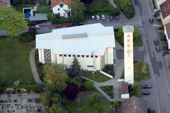 Church building  in the village of in Kandel in the state Rhineland-Palatinate