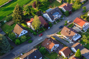 Gerberastraße 4 in the district Stupferich in Karlsruhe in the state Baden-Wuerttemberg, Germany out of the air