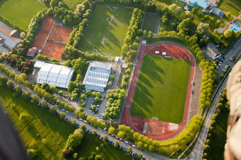 Reichenbach, Tennis Club Waldbronn e. V in the district Busenbach in Waldbronn in the state Baden-Wuerttemberg, Germany from above