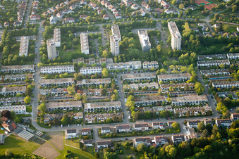 Rüppur, Heinrich-Heine-Ring in Ettlingen in the state Baden-Wuerttemberg, Germany