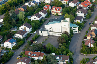 Church building Dreifaltigkeitskirche in Wiesloch in the state Baden-Wurttemberg, Germany