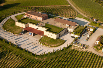 Oblique view of Valiano in the state Tuscany, Italy